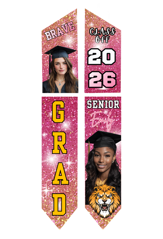 Graduation Stole - Personalized Adult