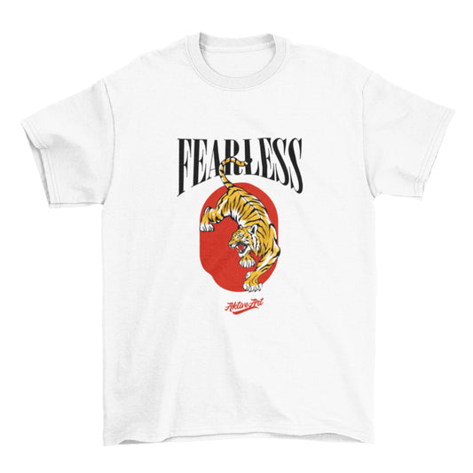 "FEARLESS" TEE (WHITE)