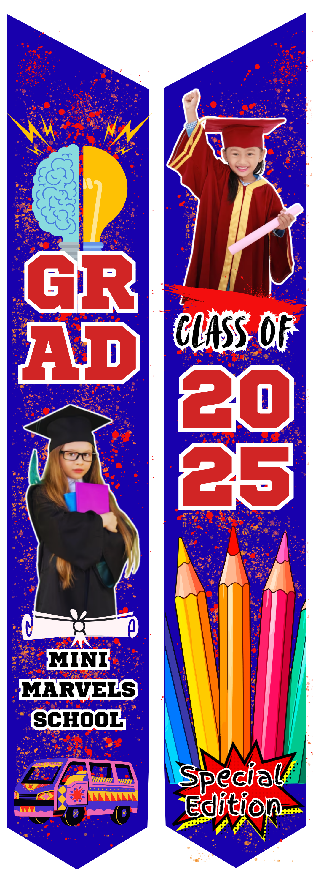 Graduation Stole - Personalized Youth