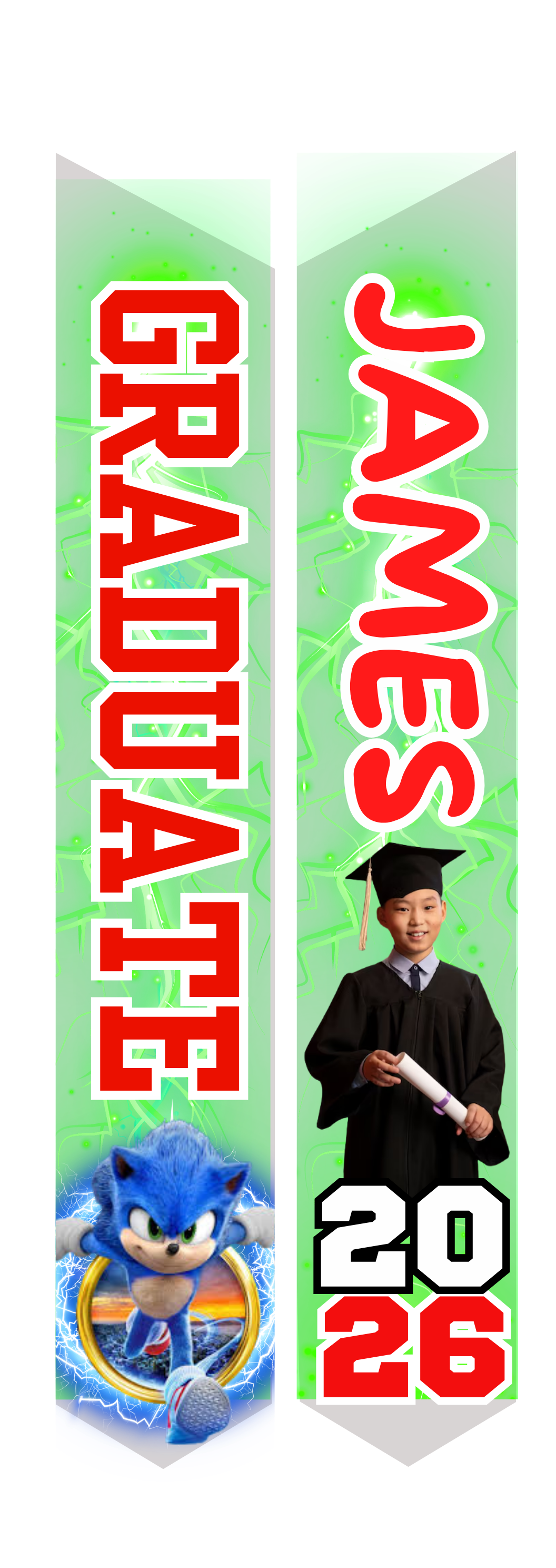 Graduation Stole - Personalized Youth