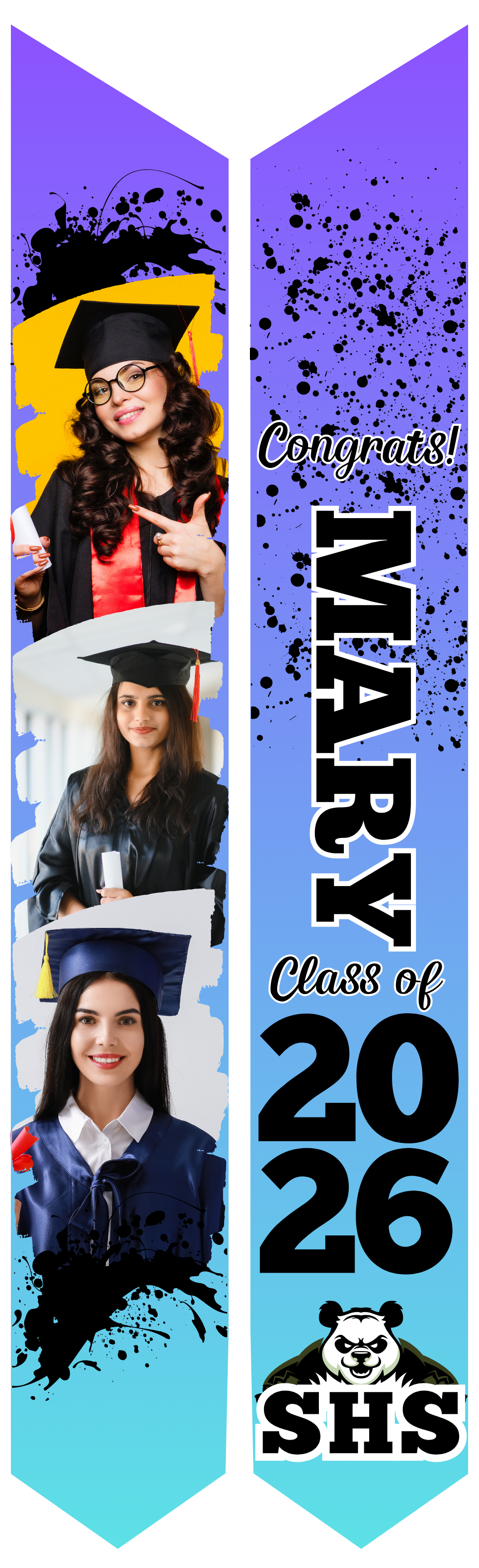 Graduation Stole - Personalized Adult