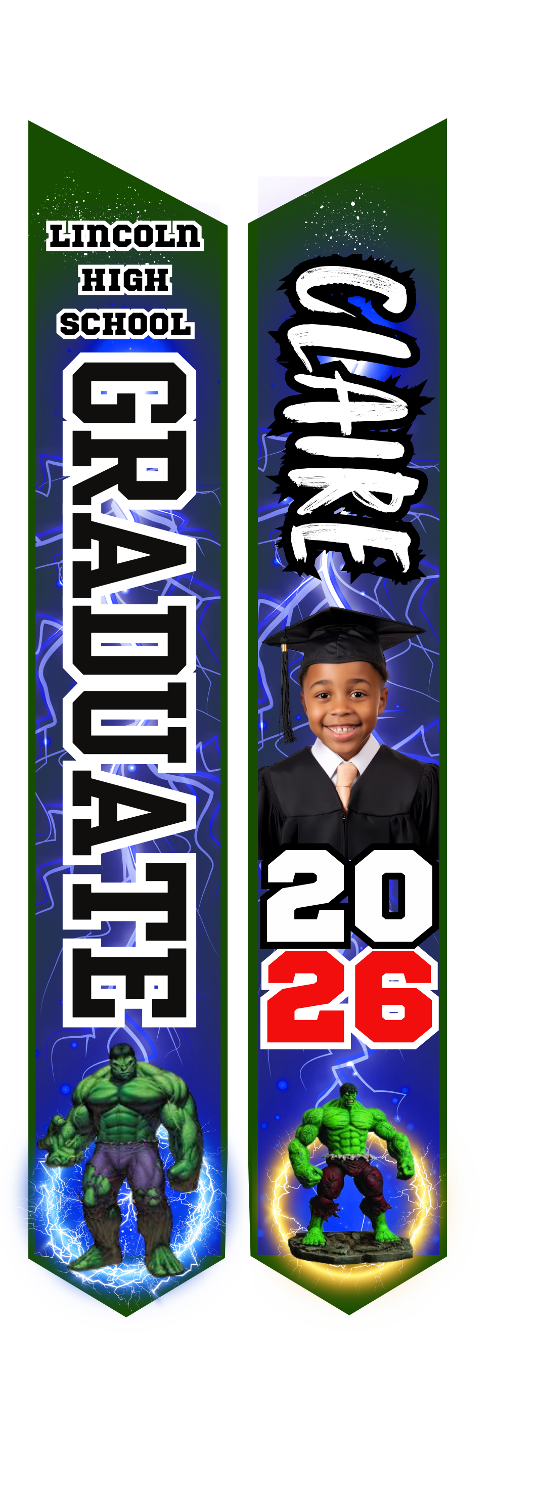 Graduation Stole - Personalized Youth