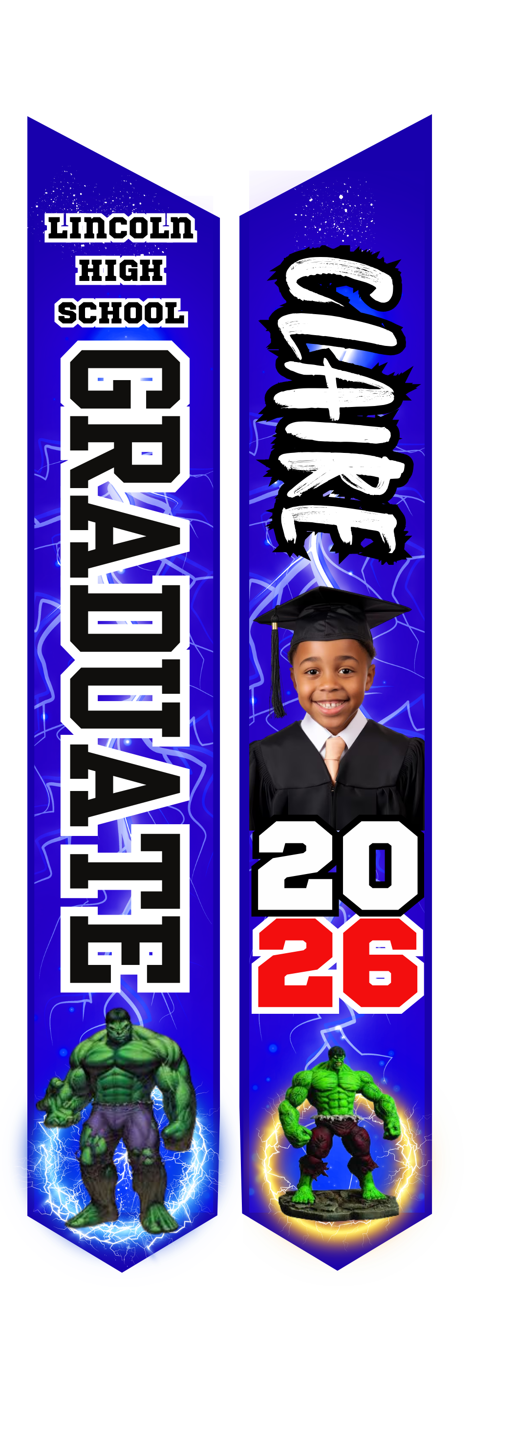 Graduation Stole - Personalized Youth