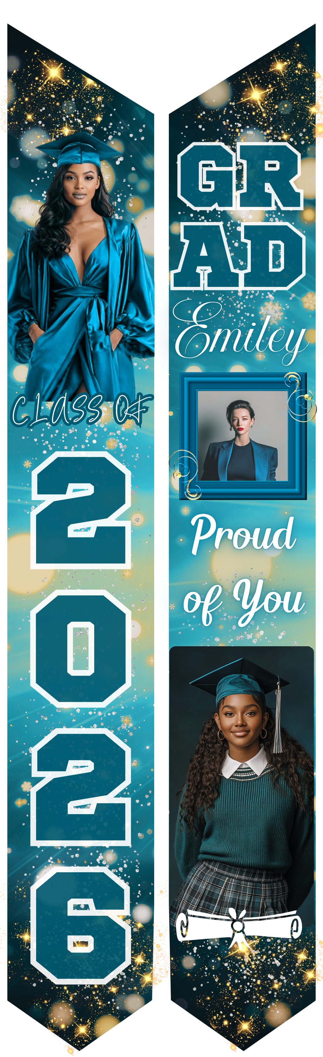 Graduation Stole - Personalized Adult