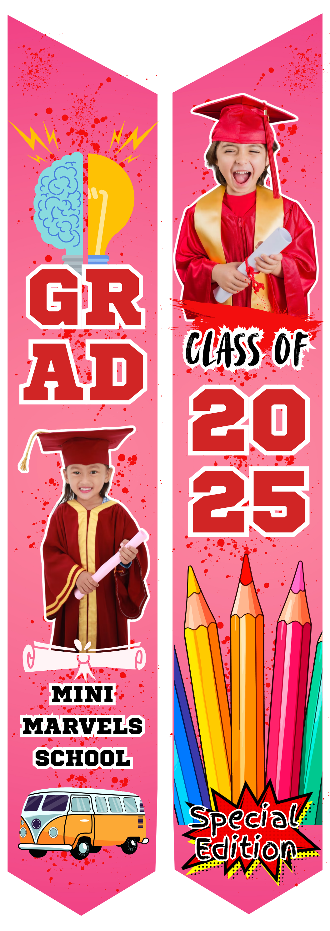 Graduation Stole - Personalized Youth
