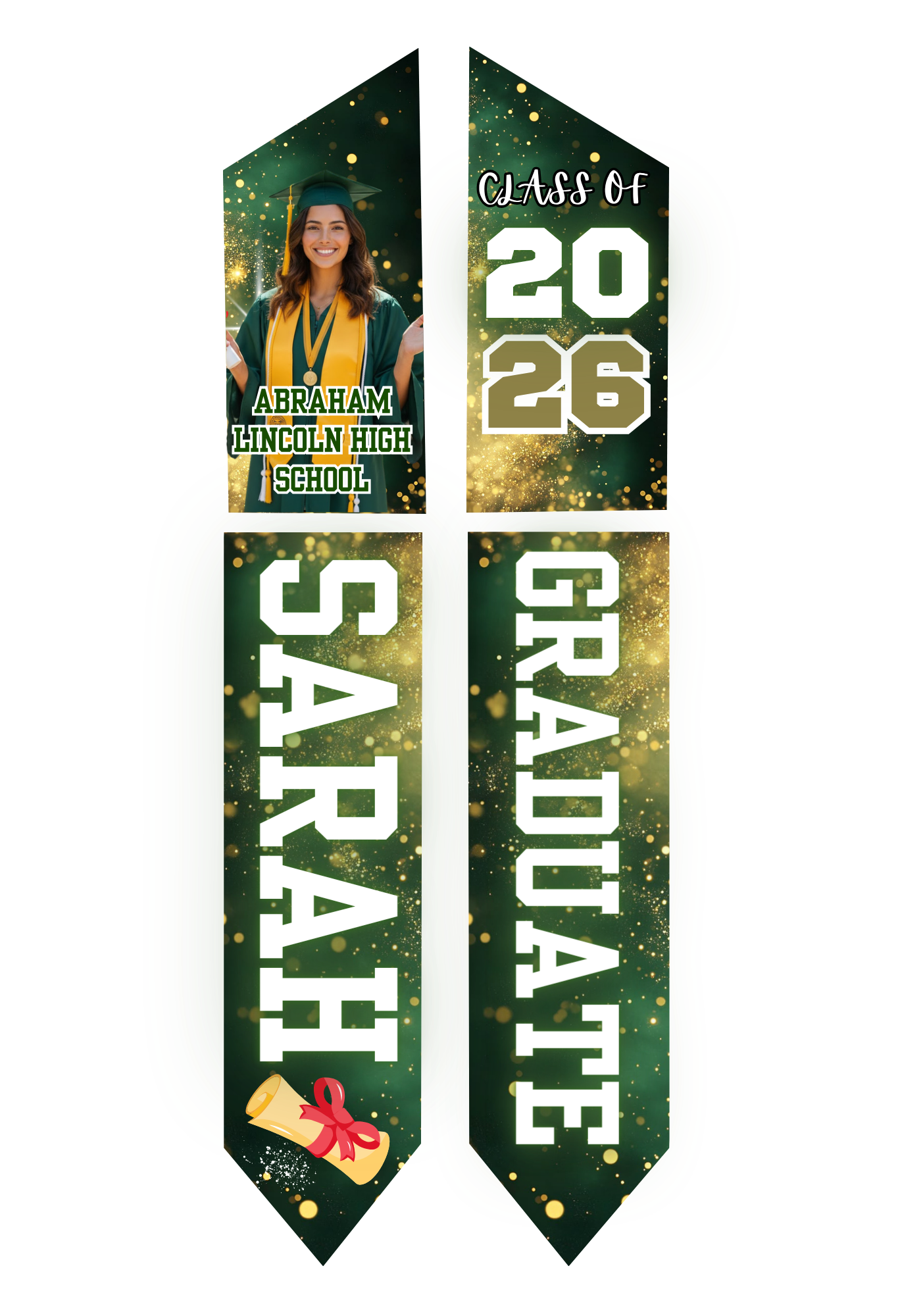 Graduation Stole - Personalized Adult