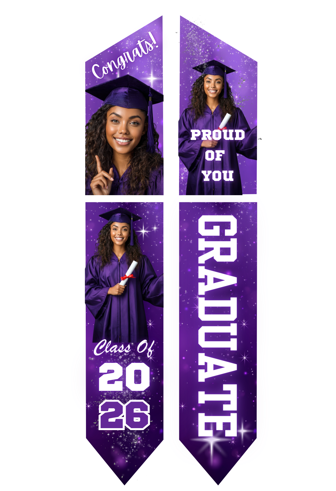 Graduation Stole - Personalized Adult