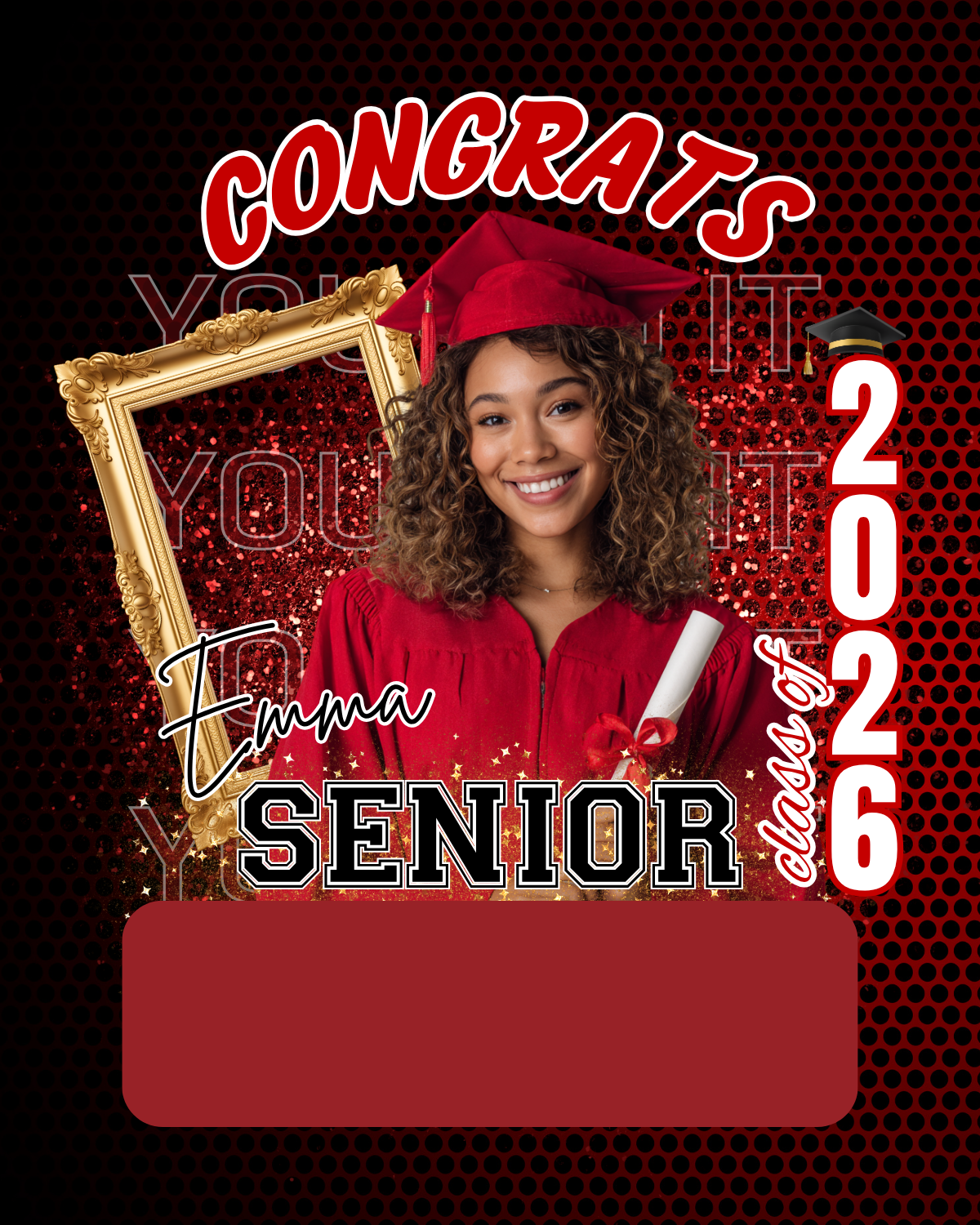 Graduation Money Holder Kit - Personalized