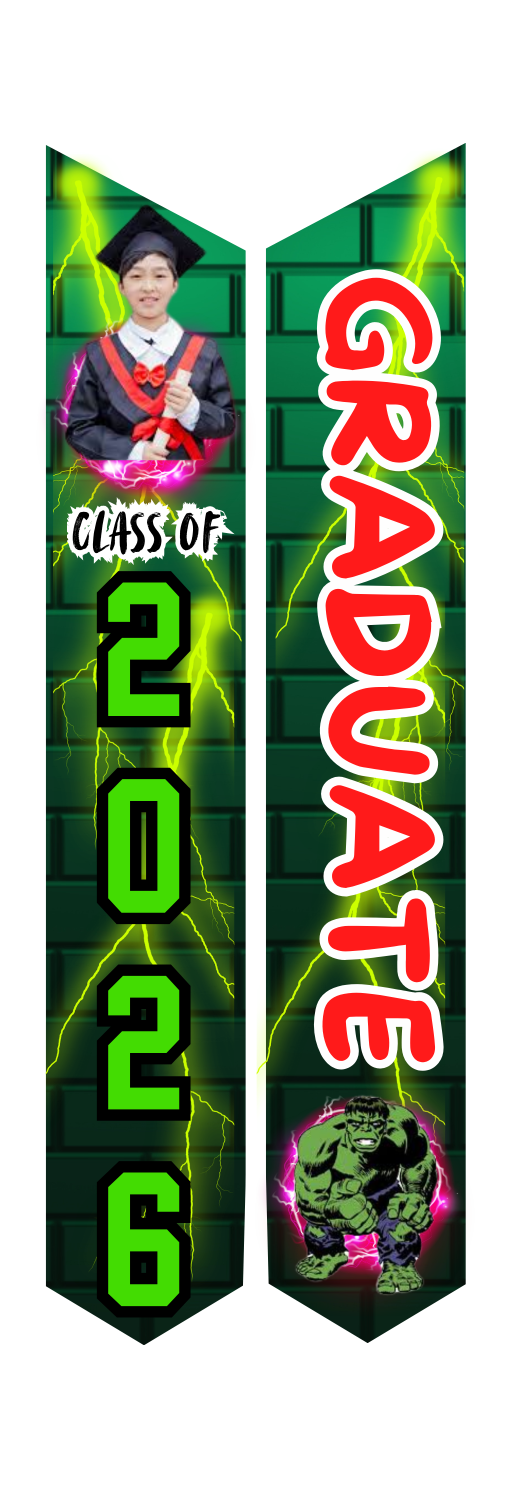 Graduation Stole - Personalized Youth