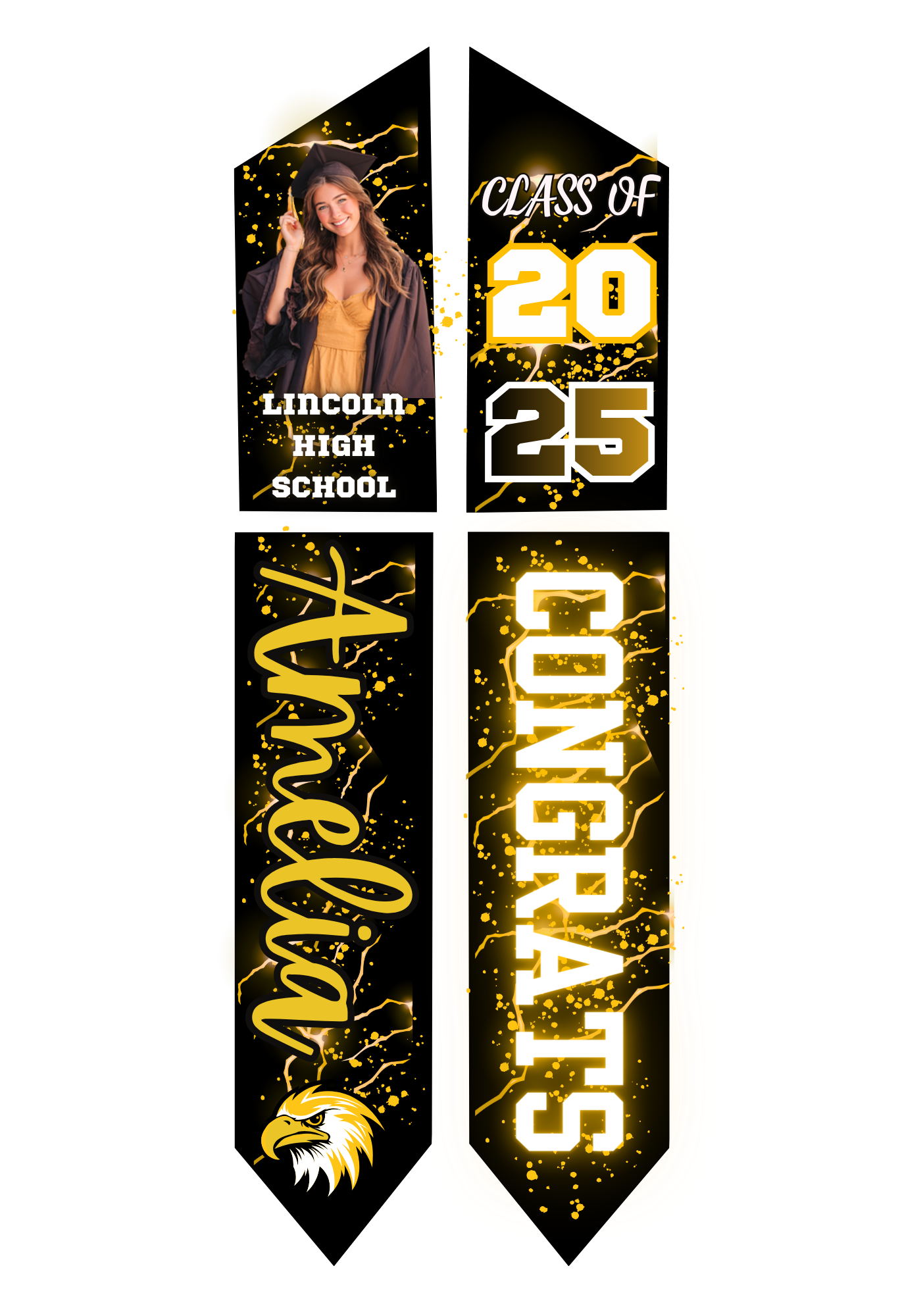 Graduation Stole - Personalized Adult