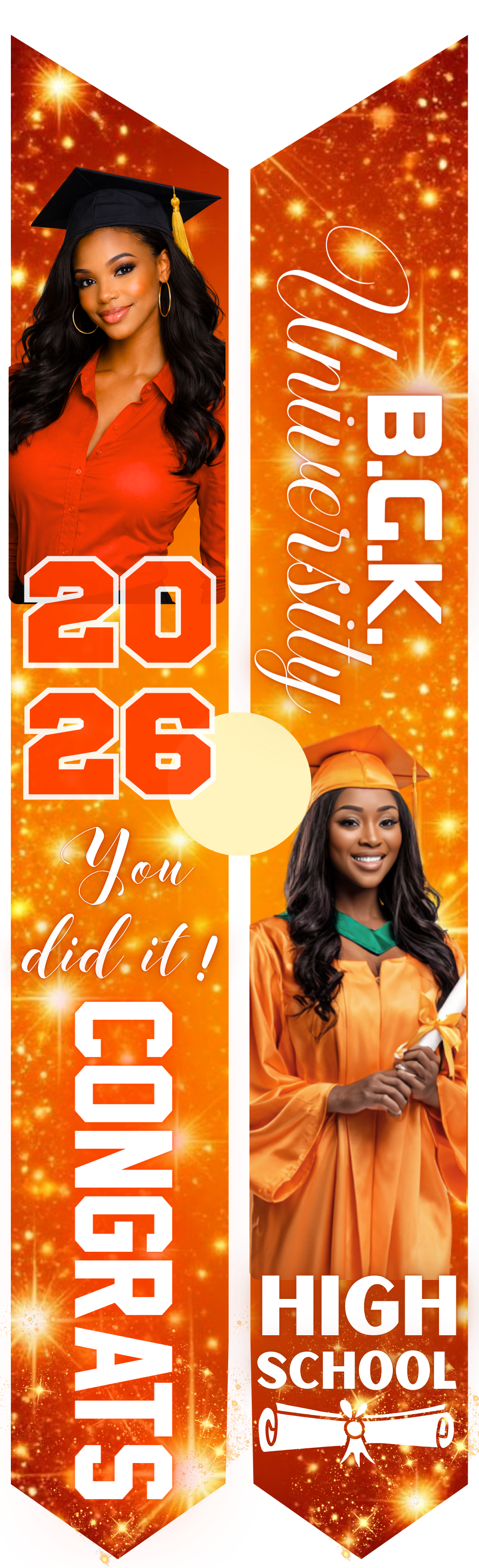 Graduation Stole - Personalized Adult