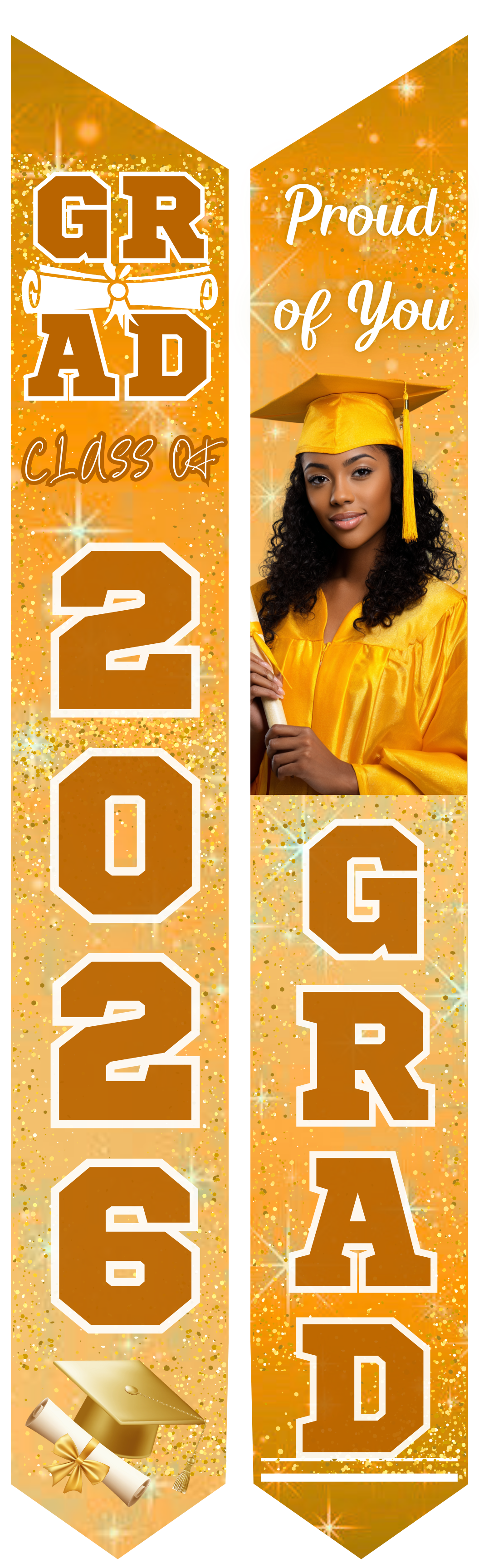 Graduation Stole - Personalized Adult