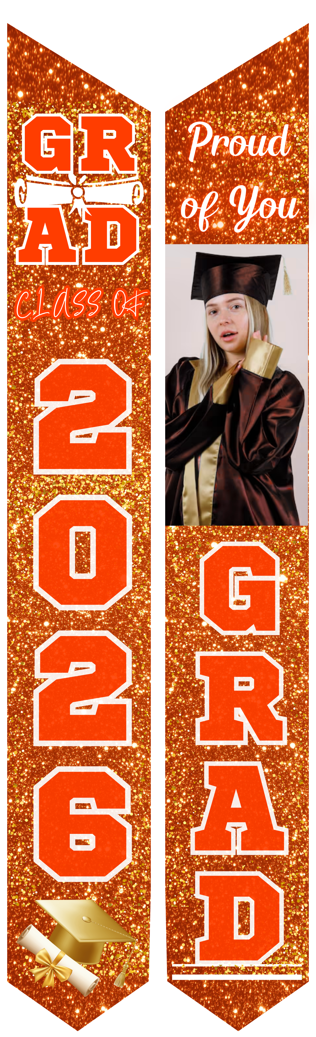 Graduation Stole - Personalized Adult
