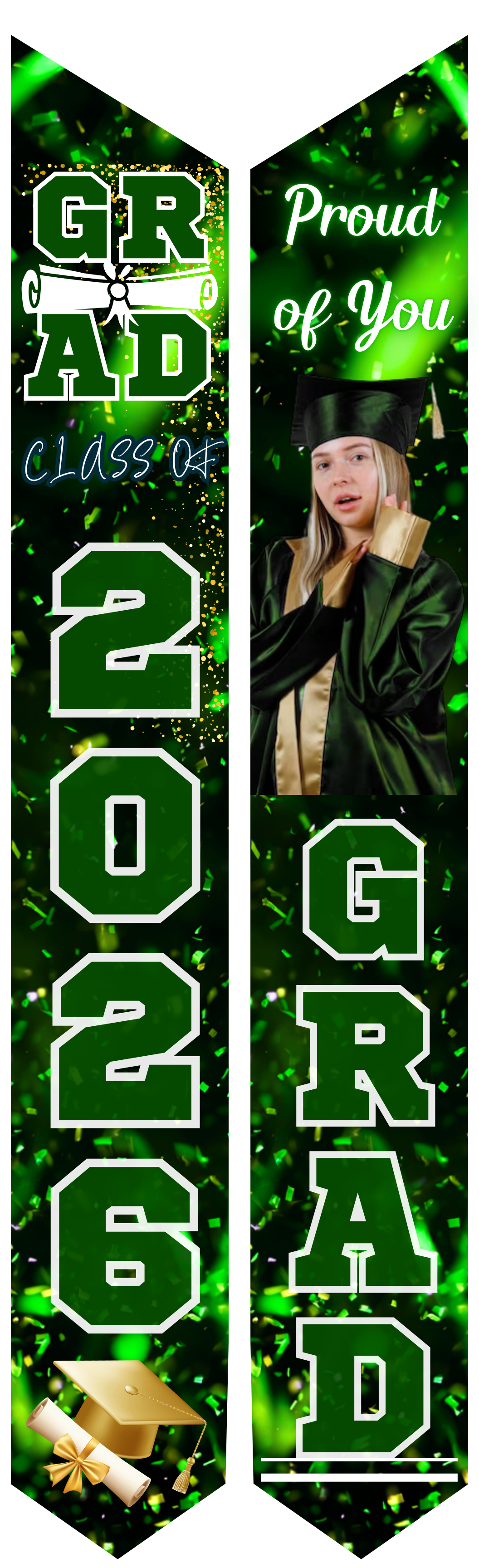 Graduation Stole - Personalized Adult