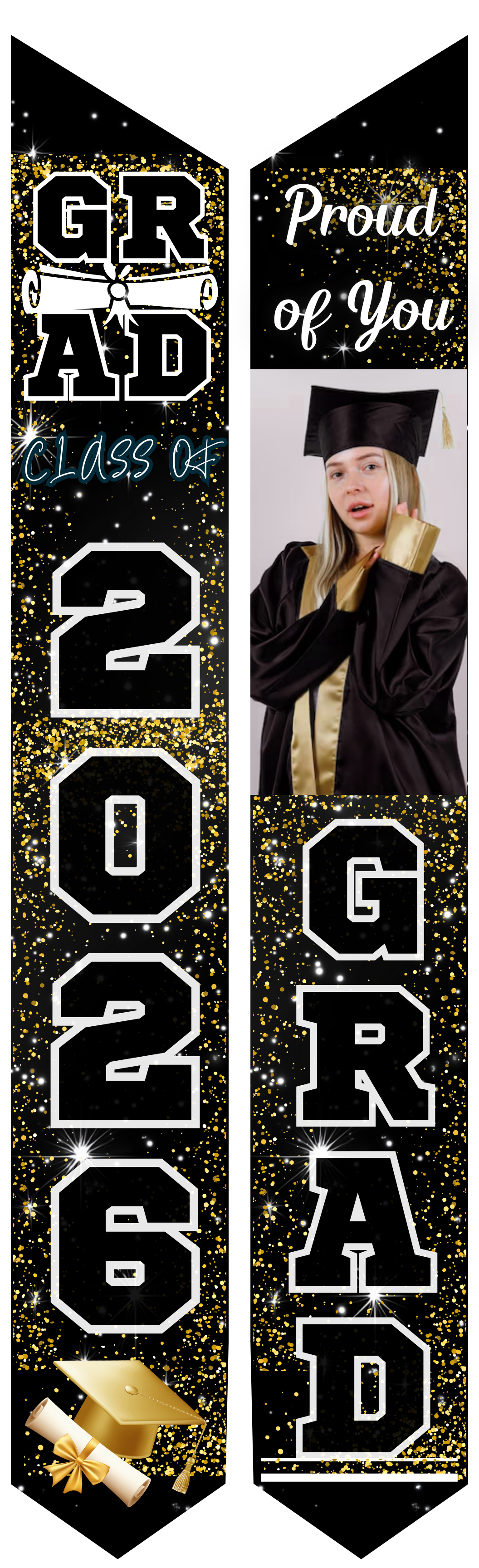 Graduation Stole - Personalized Adult