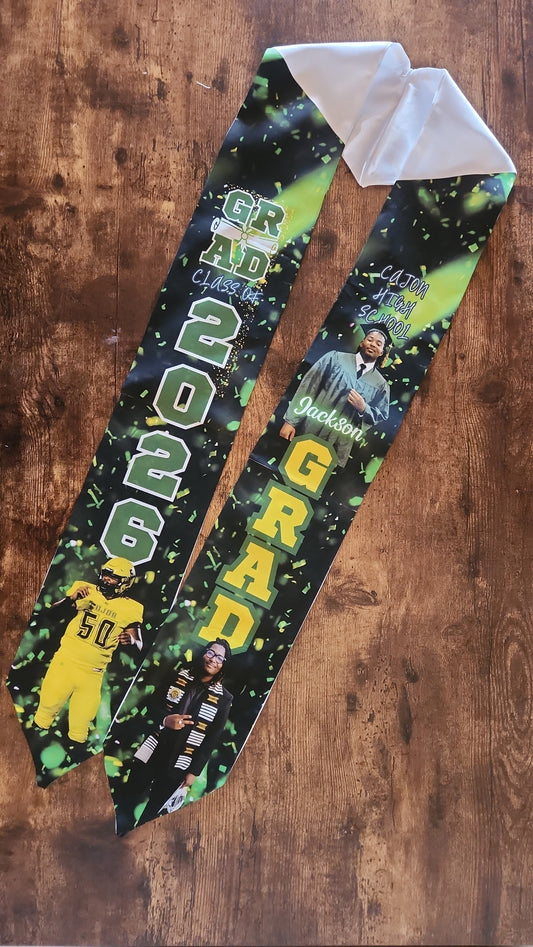 Graduation Stole - Personalized Adult