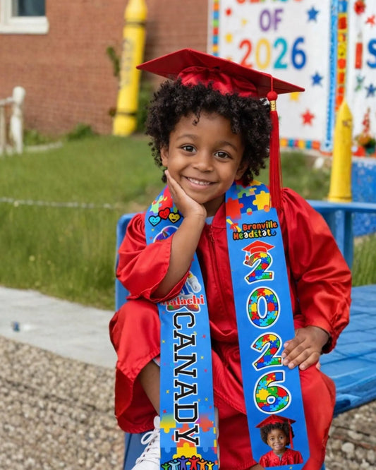 Graduation Stole - Personalized Youth